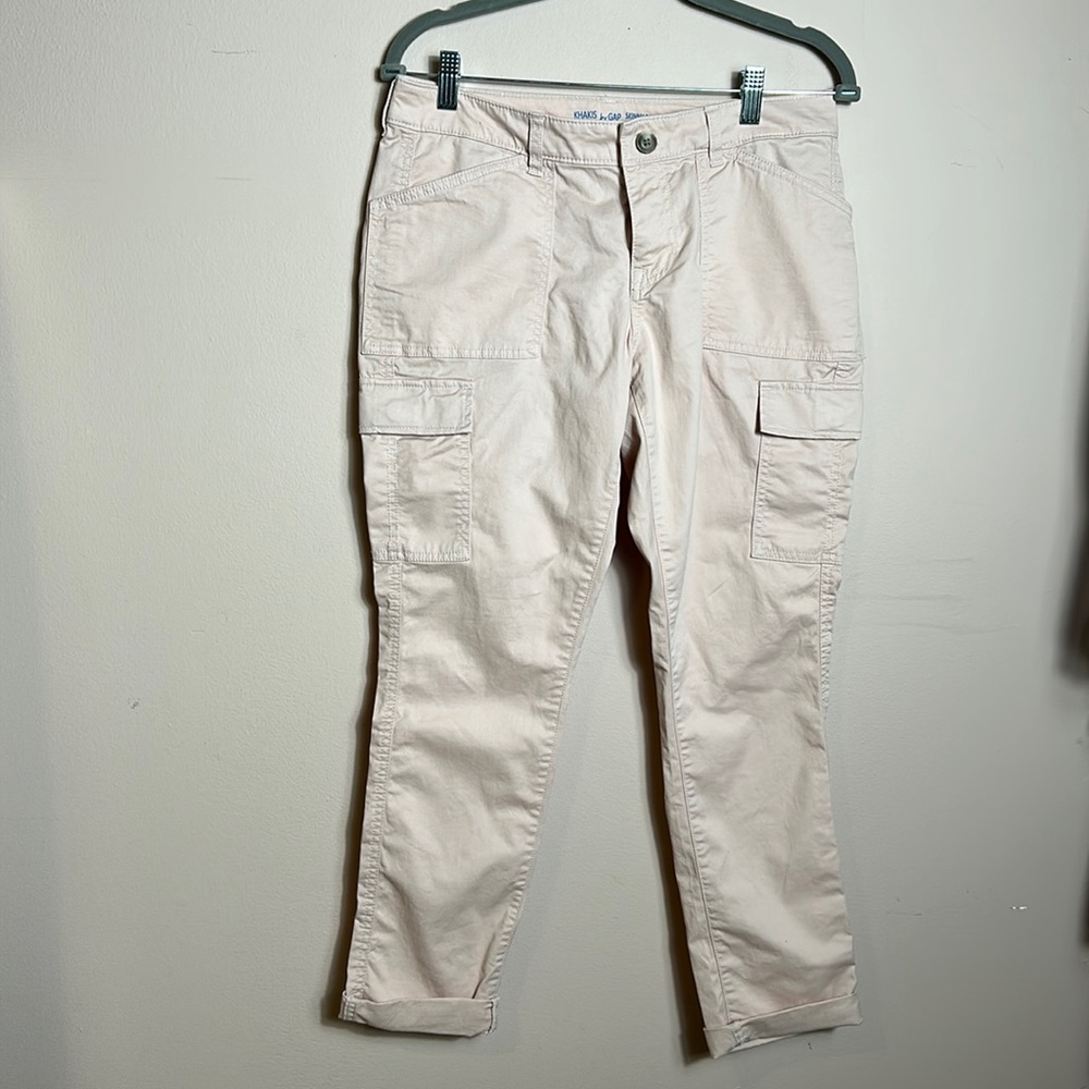 Gap Khakis Skinny Boyfriend La Coupe Moulante light Pink Cotton size 4R